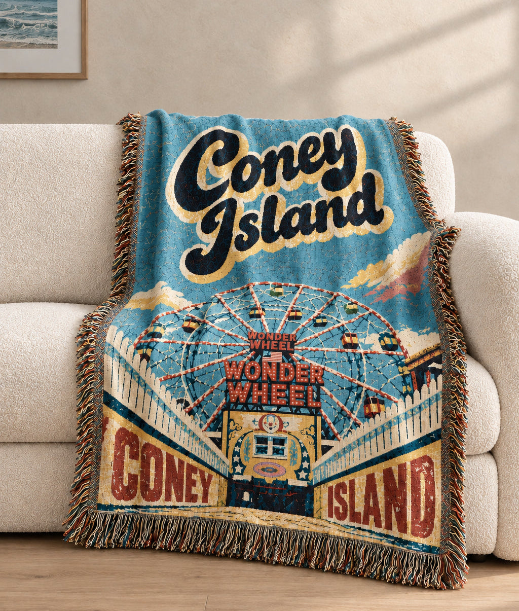 Coney Island Woven Blanket