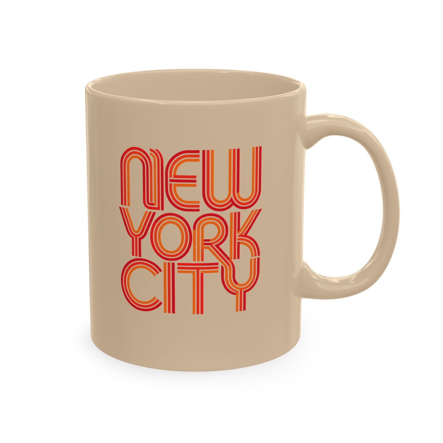 New York Groove Retro Ceramic Mug