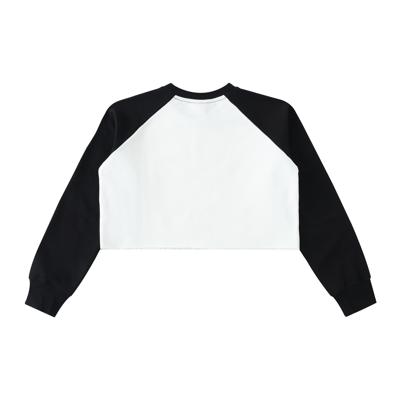 New York Alphabet City Records Raglan Crop Sweatshirt- Village Thrift Shop Collection