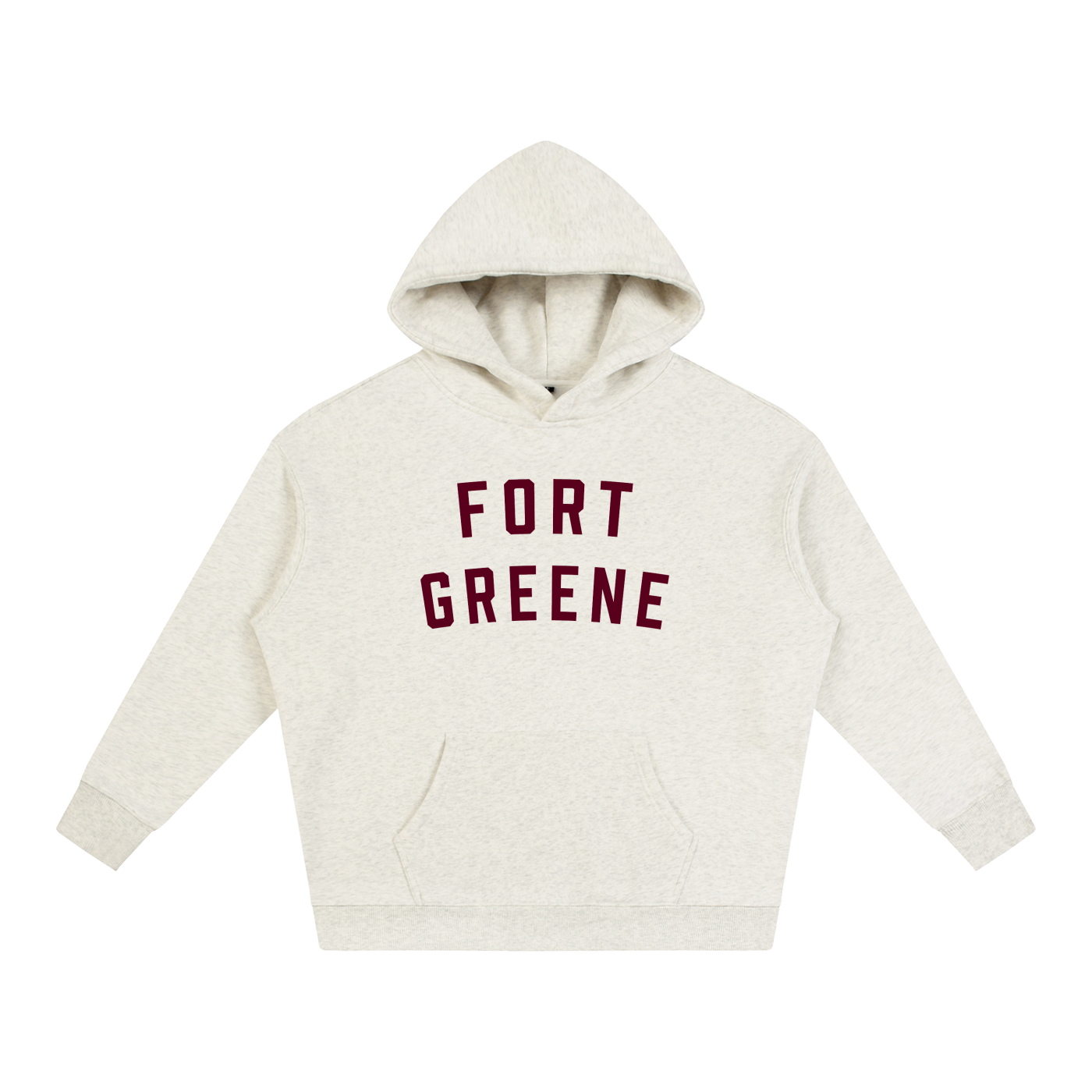 Fort Greene, Brooklyn Foundry Crew Neck Oversided Hoodie