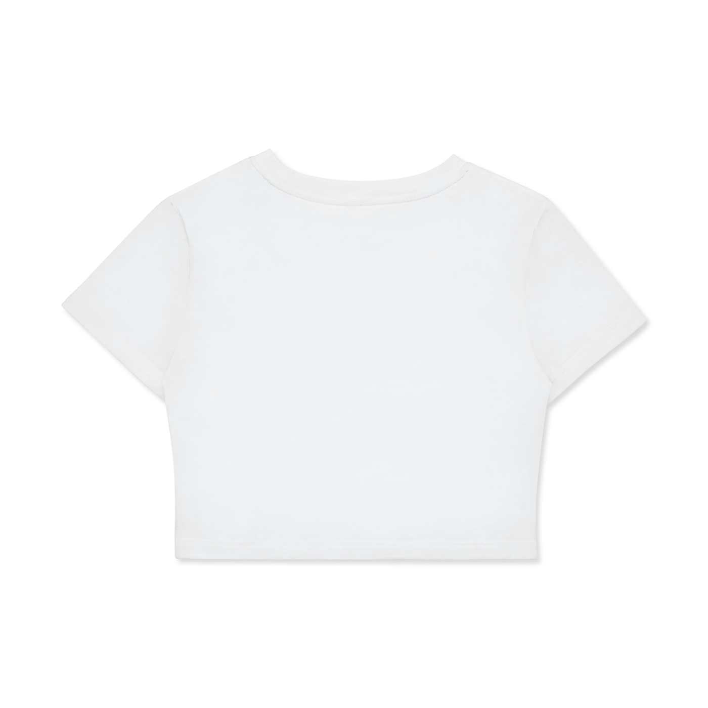 New York Alphabet City Fitted Crop Cotton T-Shirt- Village Thrift Shop Collection