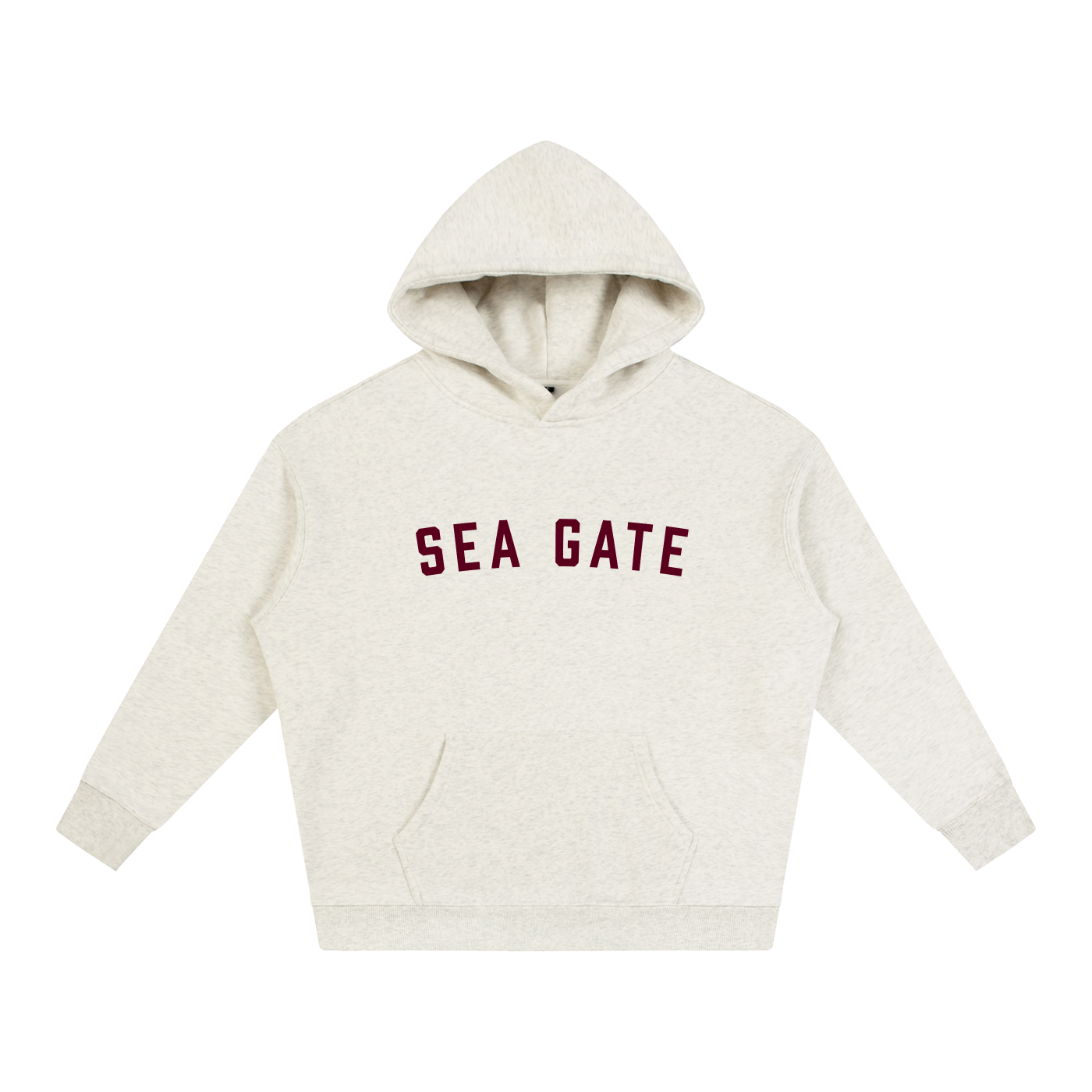 Sea Gate, Brooklyn Foundry Crew Neck Oversized Hoodie