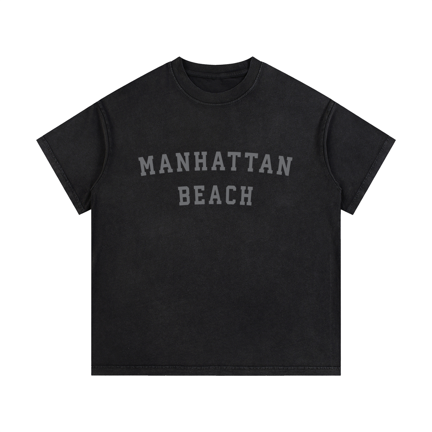 Manhattan Beach, Brooklyn Heritage Athletic Vintage Wash Cotton T-Shirt