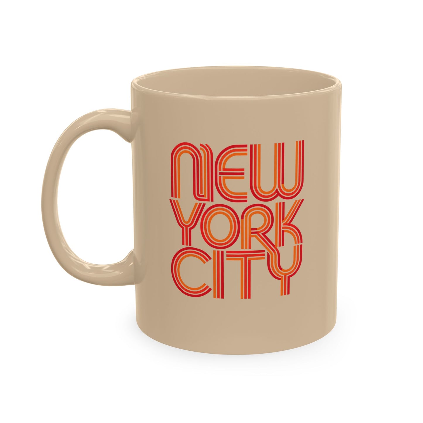 New York Groove Retro Ceramic Mug