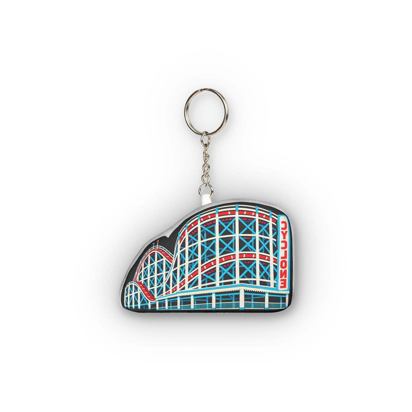 Plush Keychain - Coney Island Roller Coaster Mini Plush Keyring