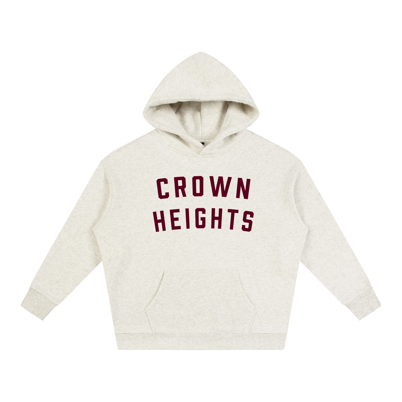 Crown Heights, Brooklyn Foundry Crew Neck Oversided Hoodie