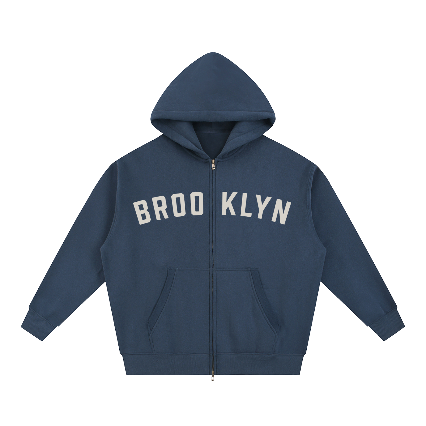Brooklyn Foundry Collection Oversized Fleece Boxy Hoodie