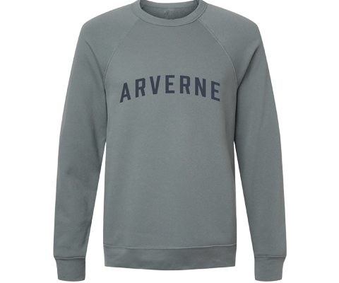 Arverne Adult Crew Neck Sweatshirt in Blue Storm