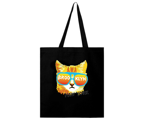 Brooklyn Rad Cat Tote Bag