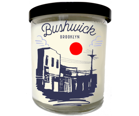 Bushwick Brooklyn Sketch Scented Candle