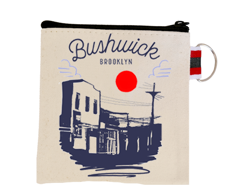 Bushwick Brooklyn Sketch Coin Purse