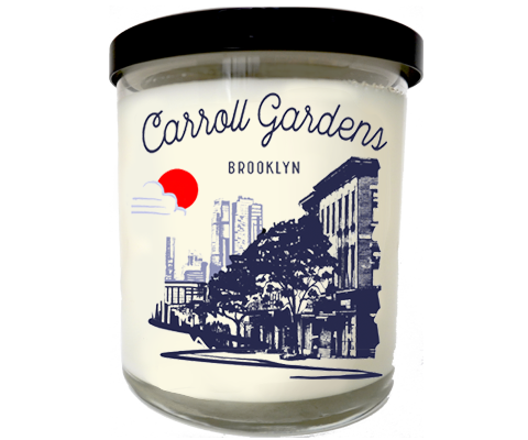 Carroll Gardens Brooklyn Sketch Scented Candle