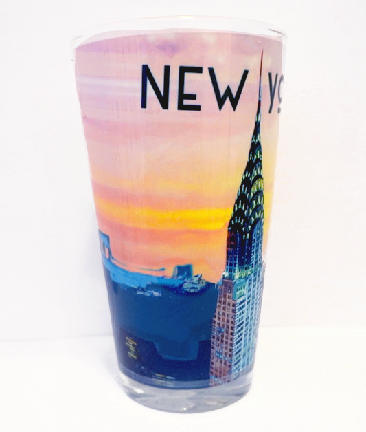 Candy Chrysler Building New York Pint Glass