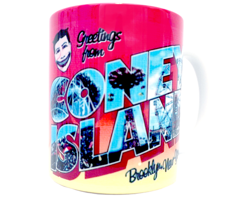 Greetings from Coney Island, Brooklyn New York Mug