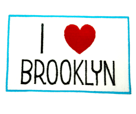 I Love Brooklyn Embroidered Patch