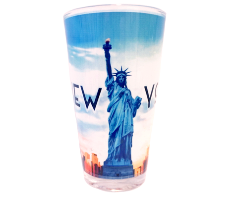 Statue of Liberty Sunrise New York Pint Glass