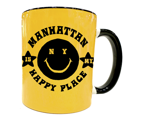 Manhattan New York is My Happy Place Mug