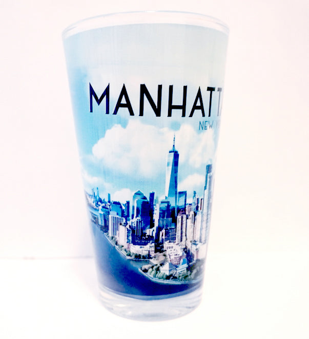 Manhattan New York Pint Glass