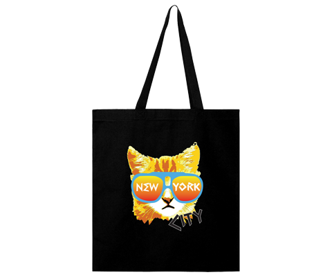 New York Rad Cat Tote Bag