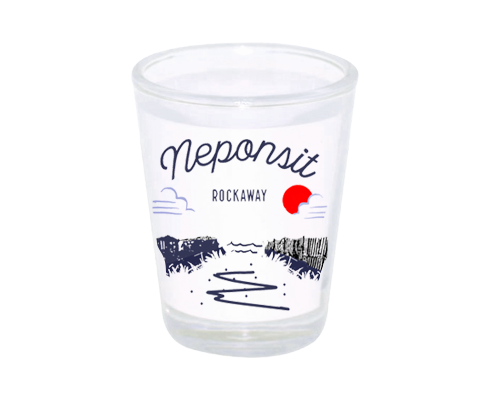 Neponsit Sketch Shot Glass