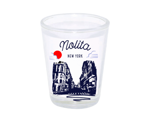 Nolita Manhattan Sketch Shot Glass