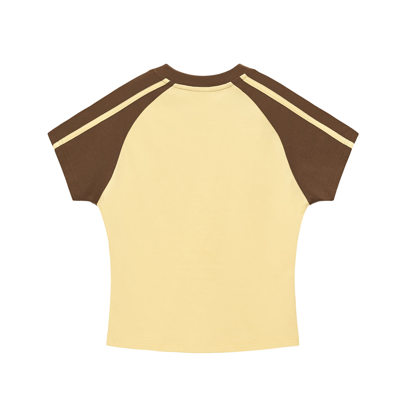 New York Groove Contrast Stripes Raglan  Sleeve T-Shirt