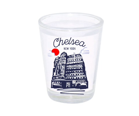 Chelsea Manhattan Sketch Shot Glass