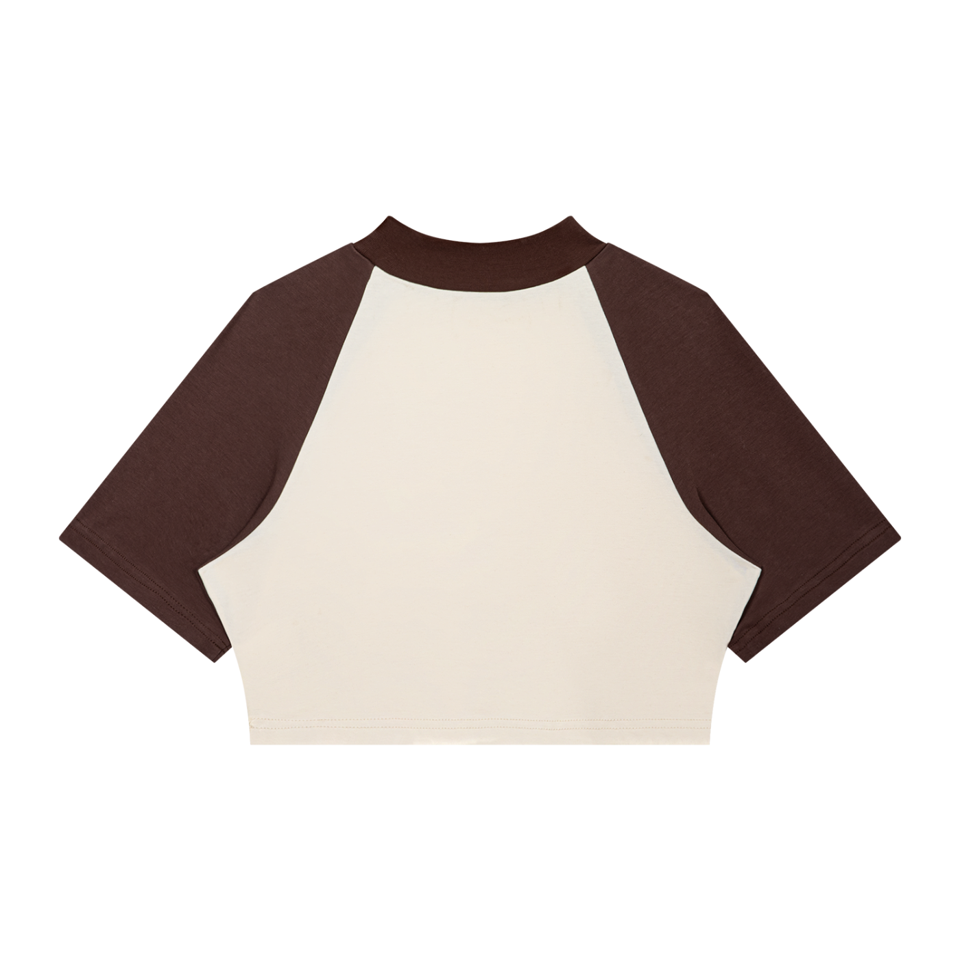 New York Groove Color Block Raglan Crop T-Shirt