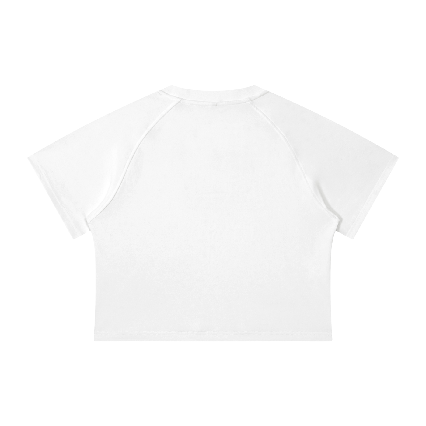 New York Village Star Mineral Wash Raglan Crop T-Shirt