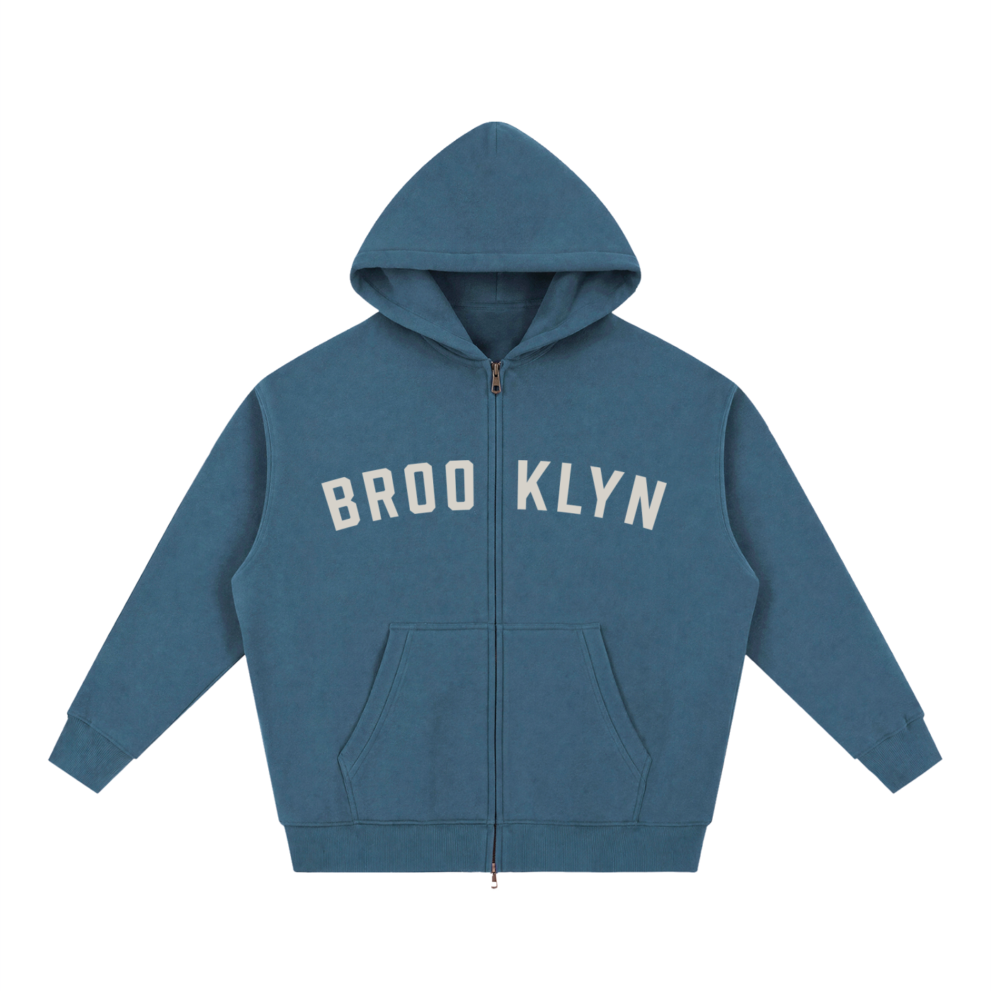 Brooklyn Foundry Collection Oversized Fleece Boxy Hoodie