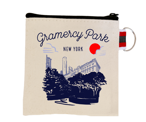 Gramercy Park Manhattan Sketch Coin Purse