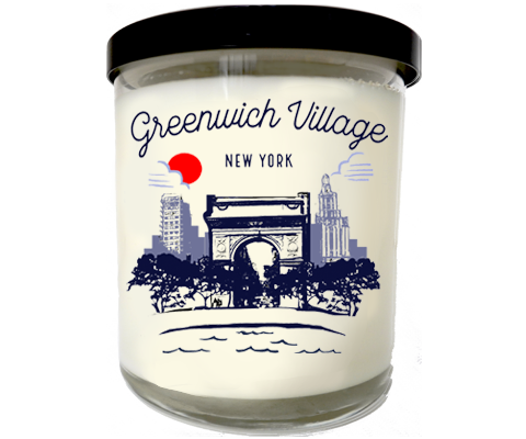 Greenwich Village Manhattan Sketch Scented Candle
