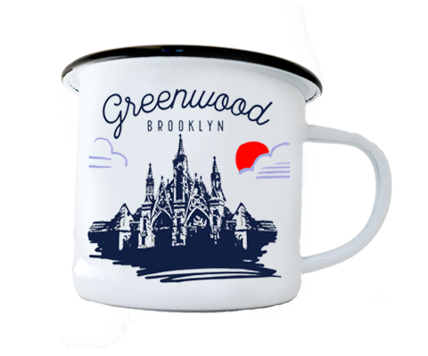 Greenwood Brooklyn Sketch Camp Mug