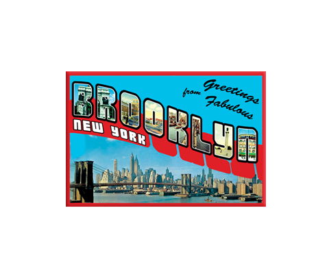 Greetings From Brooklyn New York Magnet