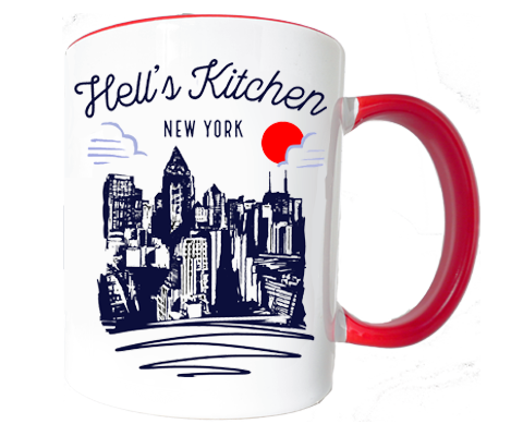 Hell's Kitchen Manhattan Sketch Mug