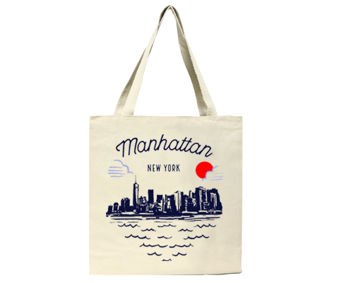 Manhattan Sketch Tote Bag