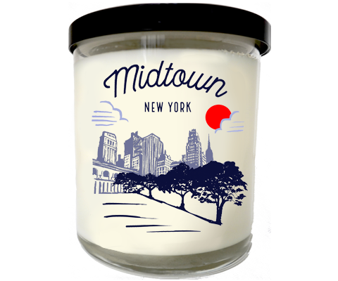 Midtown Manhattan Sketch Scented Candle