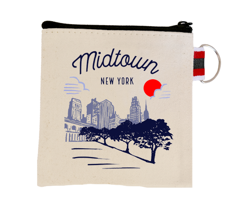 Midtown Manhattan Sketch Coin Purse