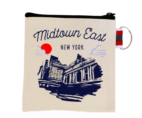 Midtown East Manhattan Sketch Coin Purse