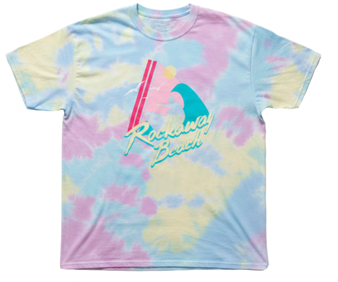 Rockaway Retro Surfer Tie Dye Tee