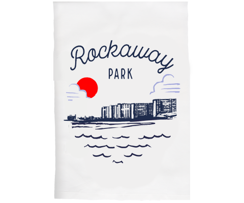 Rockaway Park Sketch Tea Towel
