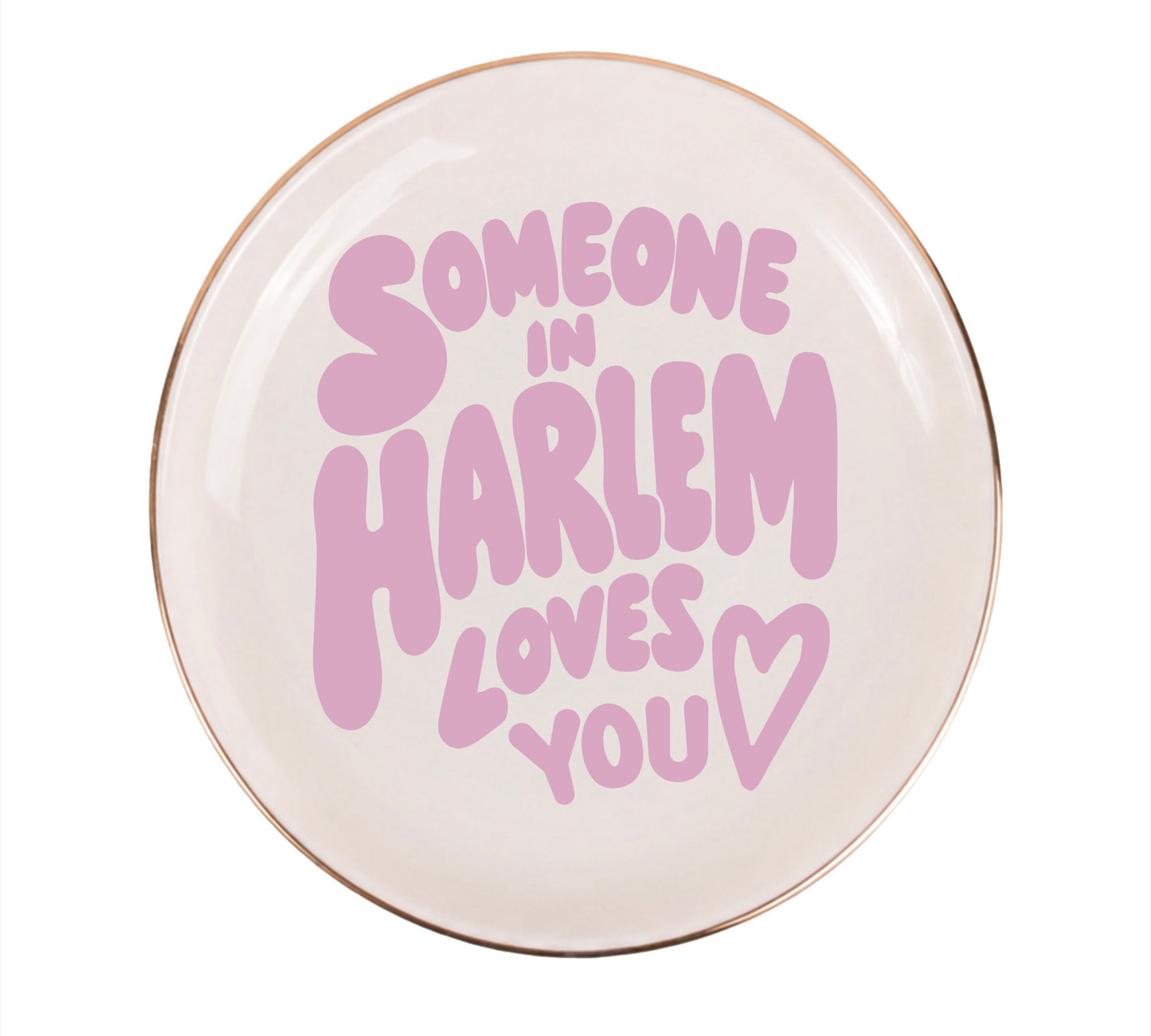 Someone in Harlem Loves You Ceramic Jewelry Dish, product image