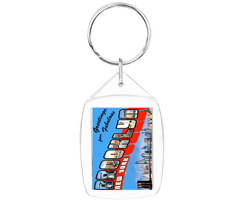 Greetings from Brooklyn Keychain