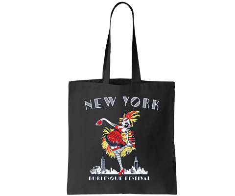 New York Burlesque Festival 2021 Black Tote Bag