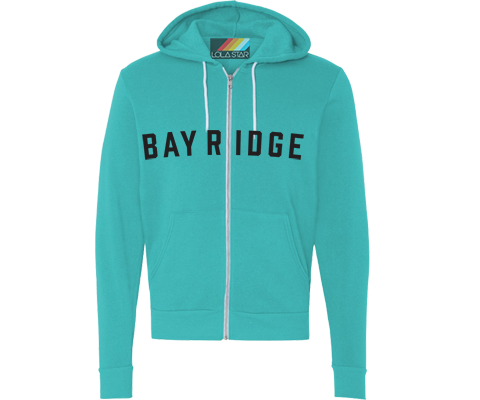 Youth Brooklyn Neighborhood Aqua Sweatshirt- Lots of Neighborhoods Available!