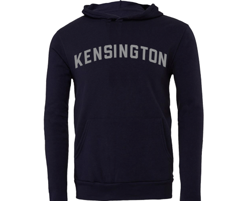 Kensington Brooklyn Sport Hoodie with Pocket in Navy