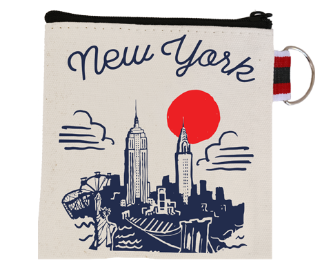 New York Sketch Coin Purse