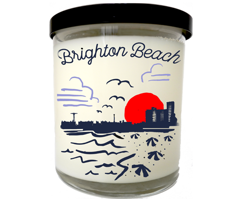 Brighton Beach Brooklyn Sketch Scented Candle