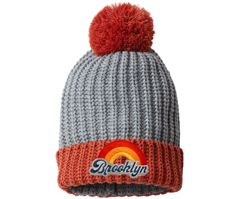 Brooklyn Rainbow Warm Winter Hat
