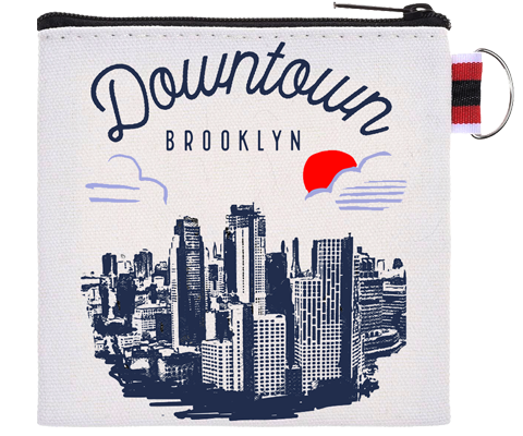 Downtown Brooklyn Sketch Coin Purse